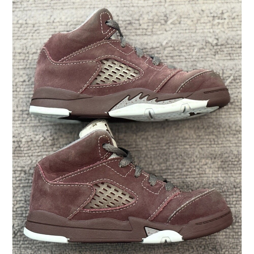 Nike Air Jordan 5 Retro Burgundy FN4238-600  Toddler Size 8C